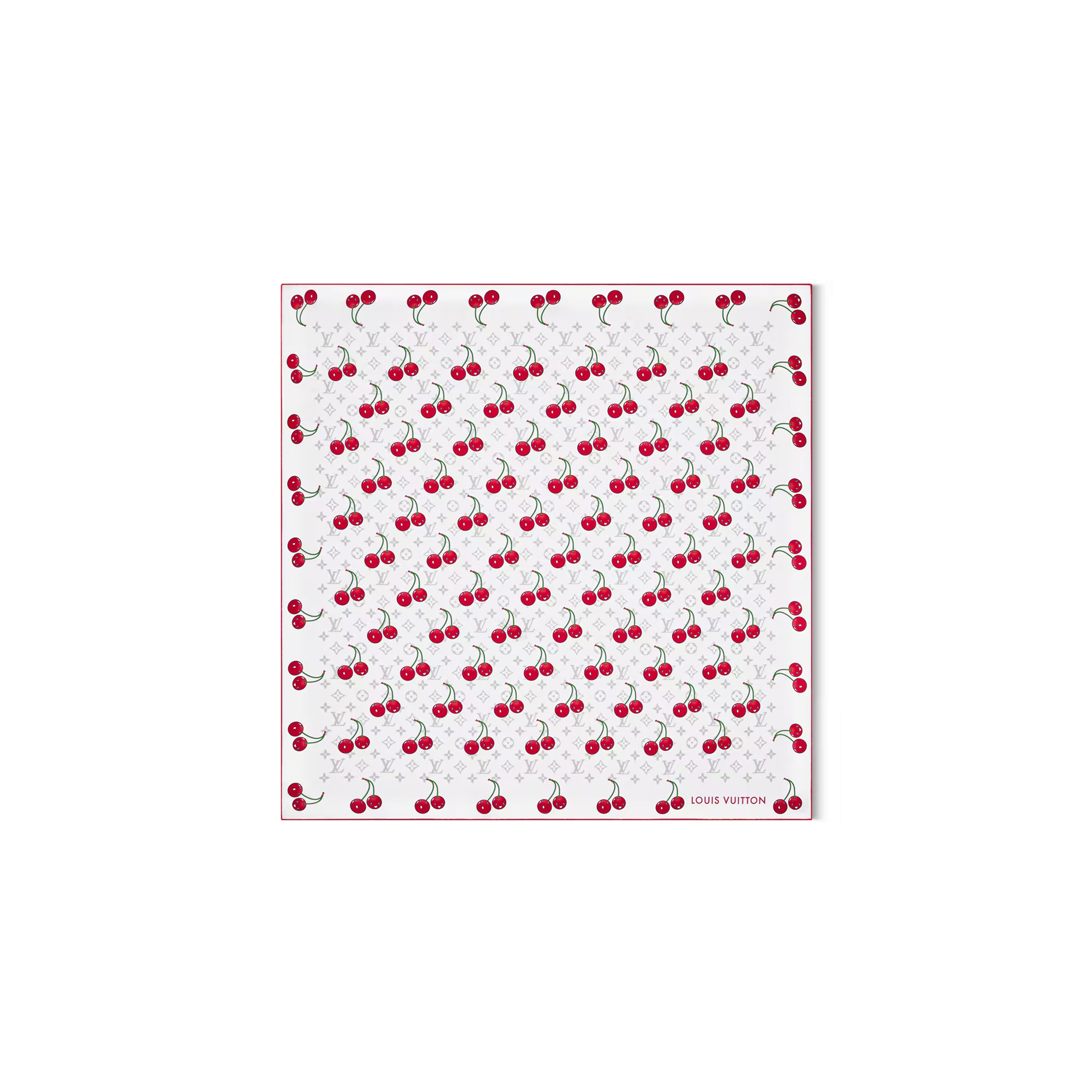 LOUIS VUITTON MURAKAMI LV X TM MONOGRAM CERISE SQUARE 90 M94966 (90*90cm)